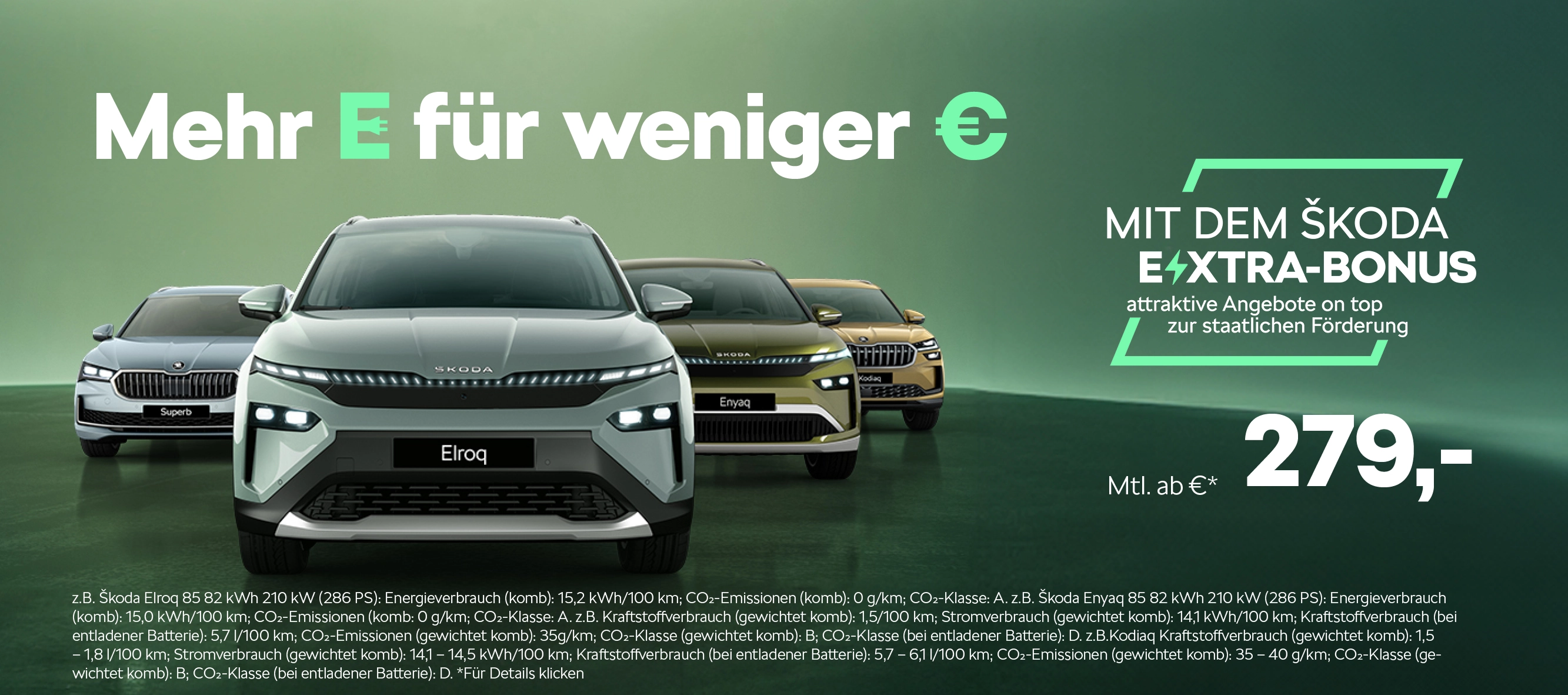 Skoda E-XTRA Bonus